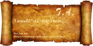 Tasnádi Adrienn névjegykártya